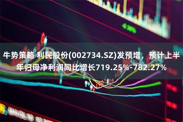 牛势策略 利民股份(002734.SZ)发预增，预计上半年归母净利润同比增长719.25%-782.27%