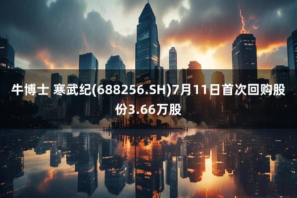 牛博士 寒武纪(688256.SH)7月11日首次回购股份3.66万股