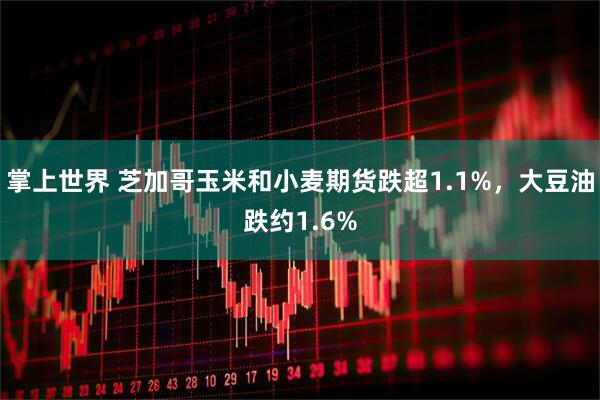 掌上世界 芝加哥玉米和小麦期货跌超1.1%，大豆油跌约1.6%